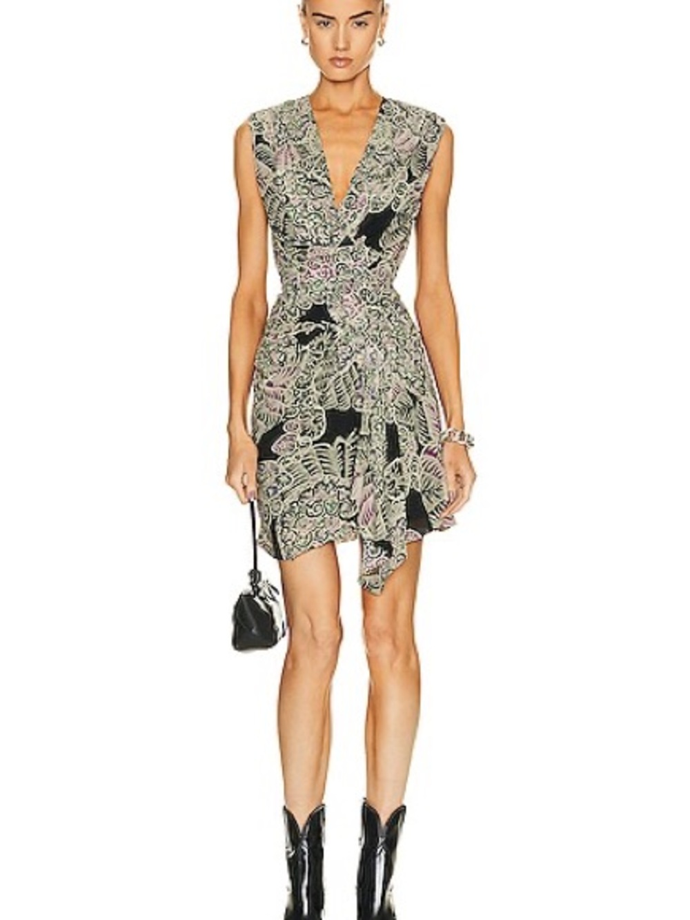 IRO Rolina Drapes Mini Dress